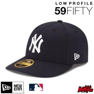 ニューエラ NY キャップ ロープロファイル Low Profile LP 59FIFTY NEWERA MLBオンフィールド ニューヨーク・ヤンキース 13554936 ネイビー 紺｜maniac