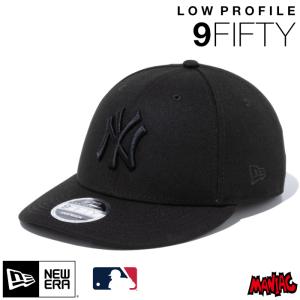 ニューエラ NY キャップ ロープロファイル Low Profile LP 9FIFTY NEWERA MLB ニューヨーク・ヤンキース 13561956 ブラック ブラック 黒 黒 アジャスター｜maniac