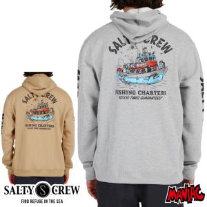 SALTY CREW ソルティークルー パーカー メンズ 73-254 FISHING CHARTERS HOOD FLEECE｜maniac