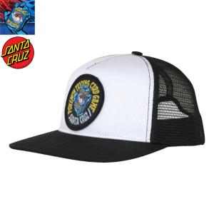 Pokemon &amp; Santa Cruz TCG Hand Youth Trucker Hat WHITE/BLACK ポケモン サンタクルーズ ハンド 帽子 キャップ メッシュキャップ キッズ ユース 子供