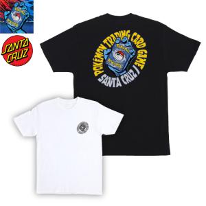 Pokemon &amp; Santa Cruz TCG Hand Mens T-Shirt WHITE BLACK ポケモン サンタクルーズ ハンド Tシャツ コラボ 半袖 トップス スケーター メンズ 半袖Tシャツ