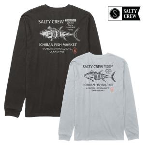 SALTY CREW ソルティークルー トップス ロンT 長袖 長袖Tシャツ メンズ 56-051 ICHIBAN LONG SLEEVE TEE バックプリント ロゴ 男性用 つり