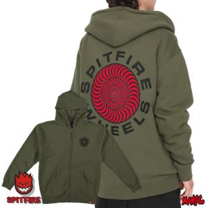 SPITFIRE スピットファイヤー メンズ パーカー フーディー CLASSIC '87 SWIRL ZIP HOODIE スピットファイア スケーター メンズ