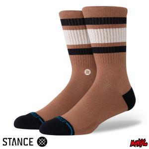 STANCE スタンス ソックス 靴下 メンズ ブランド STANCE SOCKS BOYD ST - DARK ROAST