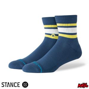 STANCE スタンス クオーターソックス 靴下 メンズ ブランド STANCE SOCKS BOYD QTR - DEEP TEAL スケーターソックス
