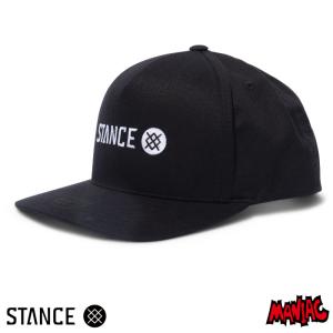 STANCE スタンス ソックス 帽子 キャップ STANCE SOCKS ICON SNAPBACK HAT - BLACK アイコン スナップバック ハット ブラック｜maniac