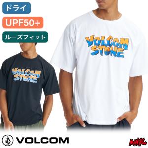 ボルコム ドライ Tシャツ 速乾 メンズ VOLCOM BURNING SURF SS TEE サーフTシャツ VLY261015 半袖 ラッシュT