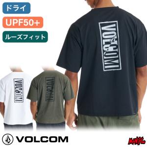 ボルコム ドライ Tシャツ 速乾 メンズ VOLCOM VERTICAL LOGO GRAPHIC サーフTシャツ VLY261016 半袖 ラッシュT
