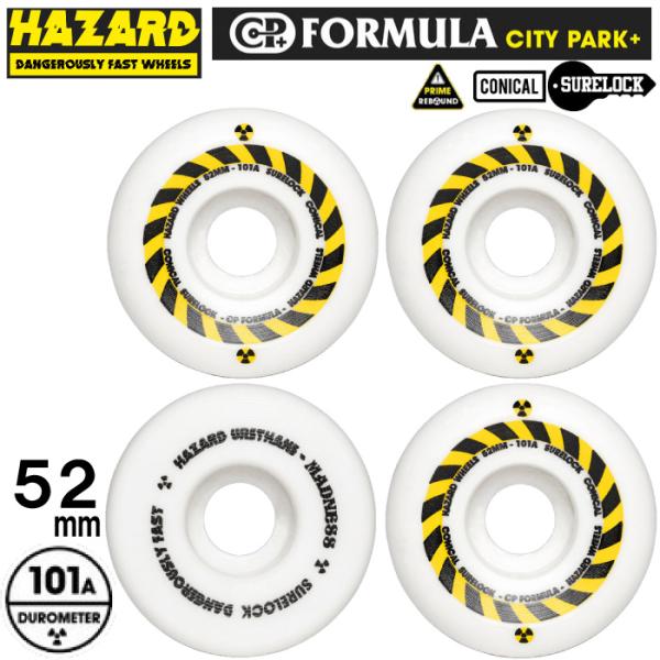 スケボー スケートボード ウィール HAZARD ハザード CP FORMULA シティー パーク ...