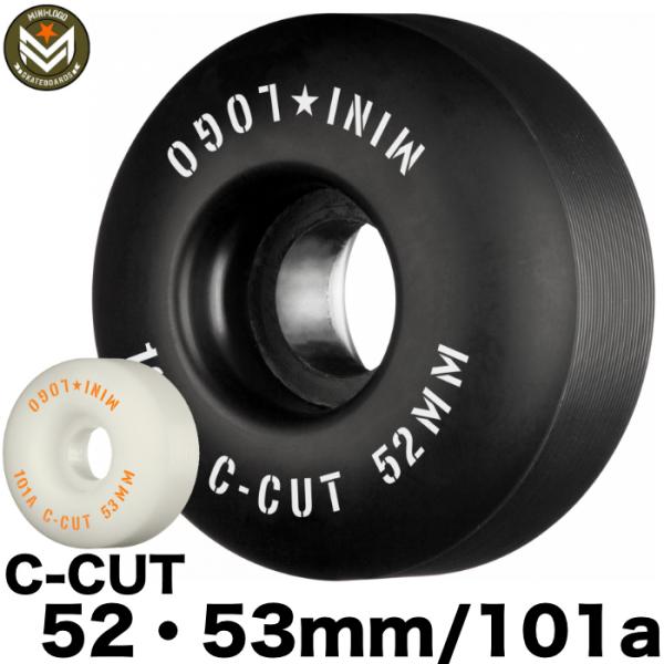 MINI LOGO ミニ ロゴ ウィール C-CUT BLACK 4個1セット