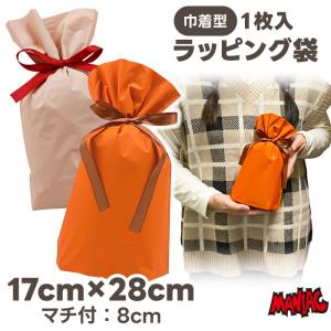 ラッピング 袋 巾着 17cm×28cm 底マチ...の商品画像