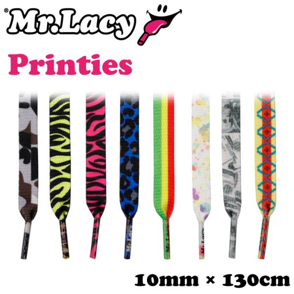 靴ひも シューレース スニーカー用 Mr.Lacy ミスターレーシー Printies プリンティー...