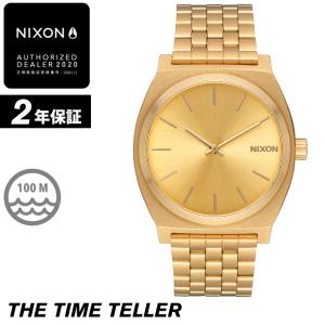 ニクソン タイムテラー NIXON 腕時計 メンズ レディース THE TIME TELLER - All Gold / Gold - A045-511 オールゴールド アナログ時計｜maniac