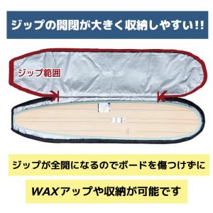 [錆にくい・フルジップ] サーフボードケース ...の詳細画像2
