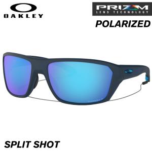 OAKLEY オークリー オークレー サングラス OO9416-0464 SPLIT SHOT スプリットショット Matte Translucent Blue / Prizm Sapphire Polarized｜maniac