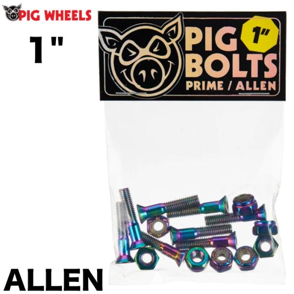 スケボー ボルト PIG WHEEL ピッグウィール １インチ PRIME