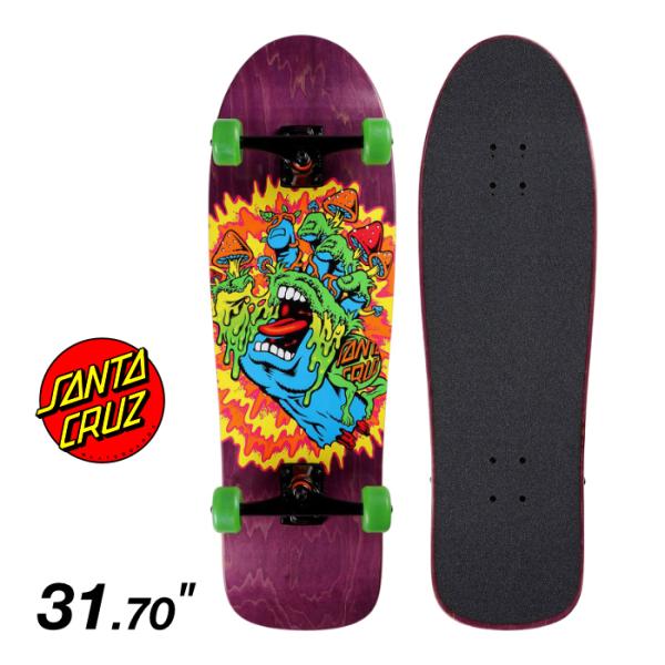 スケボー コンプリート スケートボード SANTA CRUZ サンタクルーズ TOXIC HAND ...