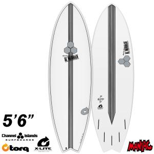 トルクサーフボード アルメリック ポッドモッド TORQ SURFBOARDS X-LITE CHANNEL ISLANDS POD MOD ５’６” チャンネルアイランド｜maniac