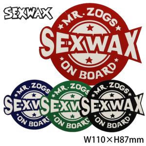 SEXWAX セックスワックス ステッカー ON BOARD 100×87mm オンボード シールタイプ｜maniac