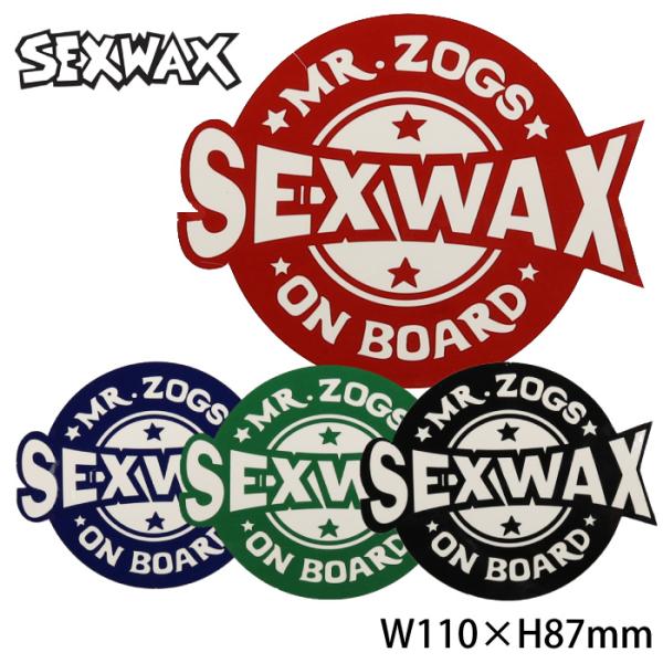 SEXWAX セックスワックス ステッカー ON BOARD 100×87mm オンボード シールタ...