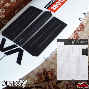 DEFLOW デッキパッド ブラック 4 PIECE PAD デフロウ デッキパッド BLACK TRACTION PAD