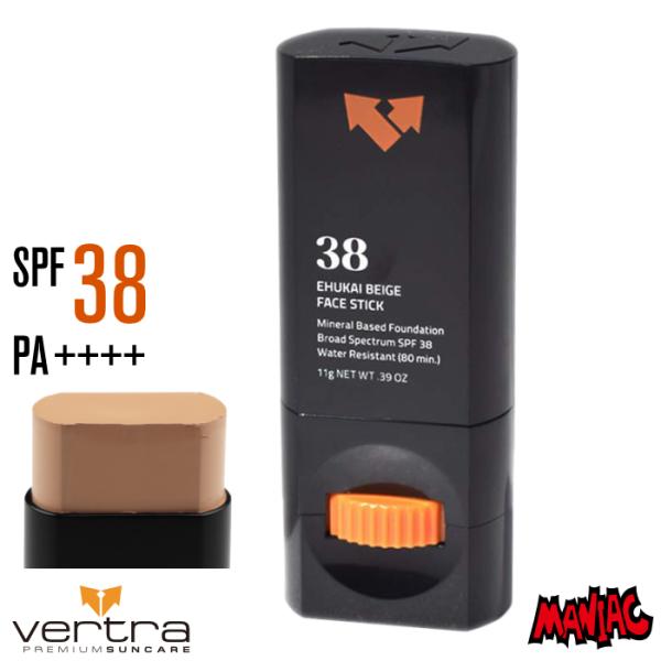 vertra バートラ 日焼け止め Face Stick フェイススティック SPF38 PA+++...