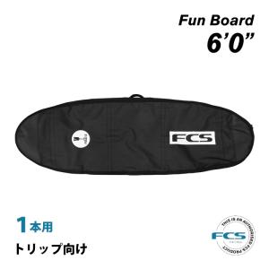 サーフボード ハードケース FCS エフシーエス ６.０ １本用 フィッシュボード用 トラベル１ ファンボード TRAVEL１ Fun Board ６’０”｜maniac