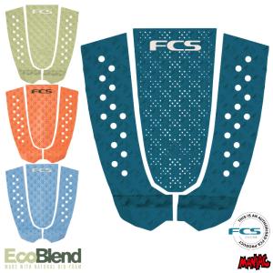 デッキパッド サーフィン FCS エフシーエス ショートボード用 Ｔ-３ T３ EcoBlend エコブレンド｜maniac