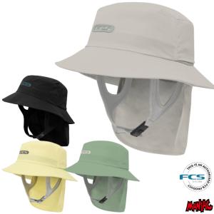 サーフハット ビーチハット メンズ レディース FCS エフシーエス ESSENTIAL SURF BUCKET HAT エッセンシャルサーフバケットハット マリンハット アウトドア｜maniac