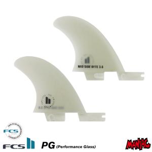 FCS2 FIN エフシーエス2フィン ミッドレングス サイドフィン MID SIDE BYTE - PG ３.６” ミッドサイドバイト パフォーマングラス｜maniac