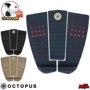 オクトパス デッキパッド サーフィン OCTOPUS ショートボード用 DION AGIUS IV ディオンアジウス４ ３ピース テール 後ろ｜マニアック Yahoo!店