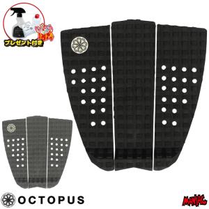 オクトパス デッキパッド サーフィン OCTOPUS ショートボード用 SPLIT III - OCTO GROOVE スプリット３ オクトグルーブ ３ピース テール 後ろ｜マニアック Yahoo!店