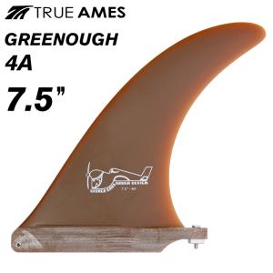 ロングボード センターフィン シングルフィン TRUE AMES トゥルーアームズフィン GEORGE GREENOUGH ４A ７.５” ジョージグリーノウ ロングボード用｜maniac