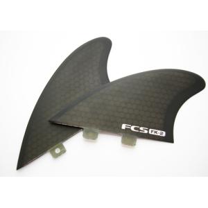 サーフィン フィン FCS FIN エフシーエス フィン FK-2 ブラック スモーク キールフィン レトロボード フィッシュボード用｜maniac