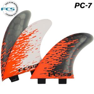 ショートボード用フィン FCS FIN エフシーエスフィン PC-７ ORANGE SMOKE｜maniac