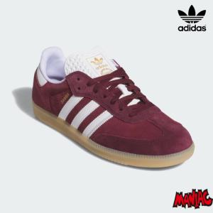 adidas アディダス スニーカー スケートシューズ サンバ ADV SAMBA ADV KJ0265 Shadow Red / Cloud White / Maroon  ローカット スケシュー SKATEBOARD