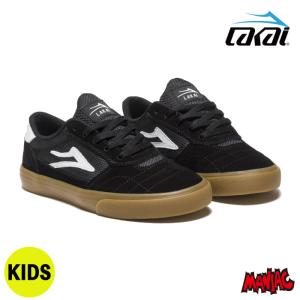 LAKAI ラカイ スニーカー CAMBRIDGE KIDS BLACK/GUM SUEDE ケンブリッジ キッズ スケートシューズ 子供