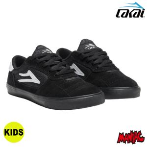 LAKAI ラカイ スニーカー CAMBRIDGE KIDS BLACK/BLACK SUEDE ケンブリッジ キッズ スケートシューズ 子供