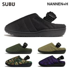 SUBU スブ サンダル スブサンダル 秋冬 NANNEN+H 難燃 ナンネン+H ホールド スリッパ スリッポン モコモコ あったか 防寒 メンズ レディース ユニセックス