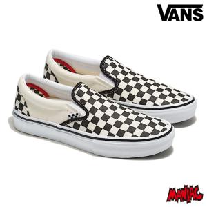 VANS バンズ ヴァンズ スニーカー スリッポン スリップオン (VN0A5FCAAUH) SKATE SLIP ON CHECKERBOARD