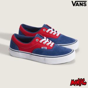 VANS バンズ ヴァンズ スニーカー (VN000ECR3QG) SKATE ERA - BLUE/RED スケート エラ メンズスニーカー スケートシューズ