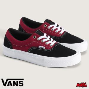 VANS バンズ ヴァンズ スニーカー (VN000ECRBDK) SKATE ERA - BLACK/DARK RED スケート エラ メンズスニーカー スケートシューズ