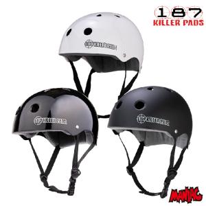 スケートボード スケボー ヘルメット キラーパッド 187 KILLER PADS PRO SKATE HELMET SWEATSAVER LINER 軽量 メット SK8｜maniac