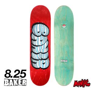 スケボー デッキ ベイカー BAKER ROWAN BUBBLER DECK 8.25 スケートボード ８．２５インチ ベーカー｜maniac