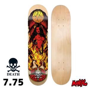 スケボー デッキ 単品 スケートボード デススケートボード DEATH SKATEBOARD DEVILL WOMAN 7.75インチ｜maniac