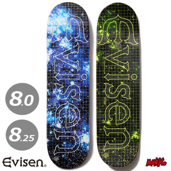 スケボー デッキ スケートボード EVISEN エヴィセン エビセン EVI-LOGO COSMO ...