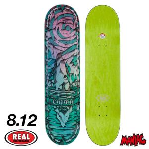 スケボー デッキ 単品 スケートボード REAL リアル CHIMA CHROMATIC CATHEDRAL 8.12 ８.１２インチ SK8 SKATEBOARD｜maniac