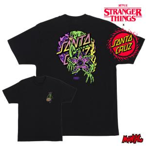 SANTA CRUZ サンタクルーズ STRANGER THINGS Tシャツ 半袖Tシャツ ロゴプリント ストレンジャーシングス DEMOGORGON DOT BOYS T-SHIRT