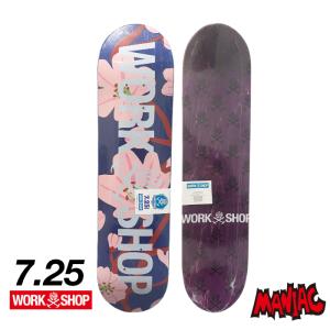 スケボー デッキ WORK SHOP WILLYS WORK SHOP BLOSSOM DECK 7.25｜maniac