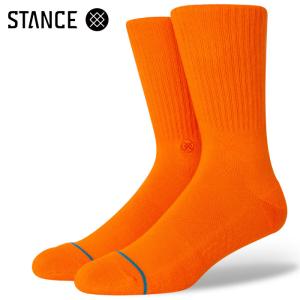 STANCE SOCKS スタンスソックス メンズ靴下 ICON - Orange｜maniac